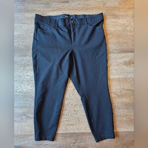 Torrid Pants Womens 22R Black Comfort Stretch Dress Casual Work Tapered Leg